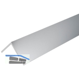 Aluminium Winkel AlMgSi0,5 Eloxiert E6/EV1 ungleichschenkelig 20/15/2 mm