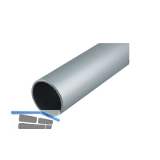 Aluminium Rundrohr AlMgSi0,5 T66 (F22), Eloxiert E6/EV1 15/2 mm