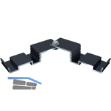 K&R Variabler Eckverbinder f�r H-Isostep