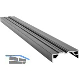 K&R Aluminium Terrassenprofil FLAT-Isostep, L: 4000 mm