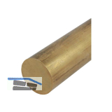 Messing Rundstange MS58 Ziehhart RD 20 mm