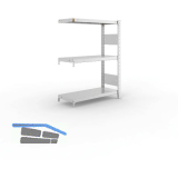 META Steck-Anbauregal 1025 x 750 x 300 mm 3 Fachb�den 100 kg