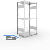 META Steck-Grundregal 1500 x 750 x 500 mm 3 Fachb�den 100 kg