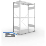 META Steck-Grundregal 1500 x 1000 x 500 mm 3 Fachb�den 150 kg