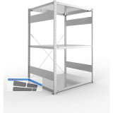 META Steck-Grundregal 1500 x 1000 x 800 mm 3 Fachb�den 230 kg