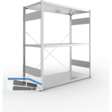 META Steck-Grundregal 1500 x 1300 x 600 mm 3 Fachb�den 230 kg