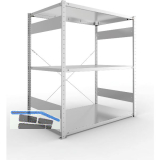 META Steck-Grundregal 1500 x 1300 x 800 mm 3 Fachb�den 230 kg