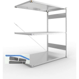 META Steck-Anbauregal 1500 x 1300 x 800 mm 3 Fachb�den 230 kg