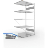 META Steck-Anbauregal 2000 x 1000 x 800 mm 5 Fachb�den 230 kg