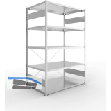 META Steck-Grundregal 2000 x 1300 x 800 mm 5 Fachb�den 230 kg