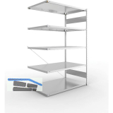 META Steck-Anbauregal 2000 x 1300 x 800 mm 5 Fachb�den 230 kg