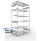 META Steck-Grundregal 2500 x 1300 x 800 mm 6 Fachb�den 230 kg