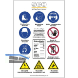 Baustellenhinweistafel 1000x660x3