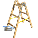 JUST Holz Stehleiter Sprossen=3 L�nge=1,06 m mit Gurt