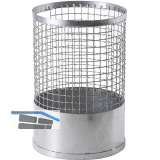 M�llkorb rund verzinkter Draht 70 Liter