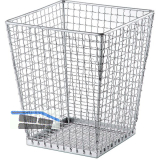 M�llkorb eckig verzinkter Draht 70 LIter