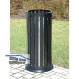 Metallabfallbeh�lter schwarz 55 Liter