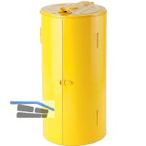 Wertstoffsammler rund 120 Liter gelb