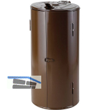 Wertstoffsammler rund 120 Liter braun