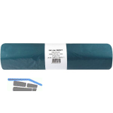 M�lls�cke Polyethylen 150 Liter, 37 my 800 x 1100 mm ohne Zugband blau