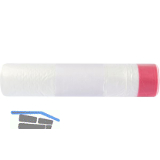 M�lls�cke Polyethylen 60 Liter, 16 my 640 x 710 mm mit Zugband transparent