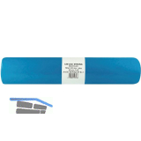 M�lls�cke Polyethylen 120 Liter, 45 my 700 x 1100 mm ohne Zugband blau