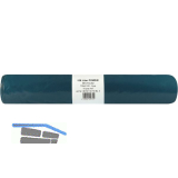M�lls�cke Polyethylen 120 Liter, 60 my 700 x 1100 mm ohne Zugband blau