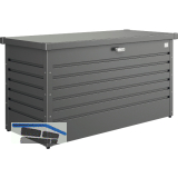 BIOHORT Gartenbox FreizeitBox 130 dunkelgrau-metallic