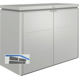 BIOHORT Gartenschrank HighBoard 160 silber-metallic