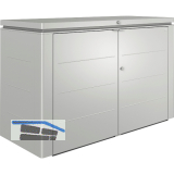BIOHORT Gartenschrank HighBoard 200 silber-metallic