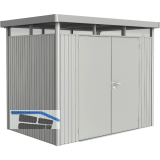 BIOHORT Ger�tehaus HighLine H2 silber-metallic Doppelt�r