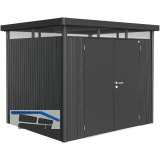 BIOHORT Ger�tehaus HighLine H3 dunkelgrau-metallic Doppelt�r