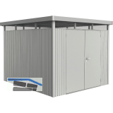 BIOHORT Ger�tehaus HighLine H5 silber-metallic Doppelt�r