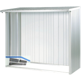 BIOHORT R�ckwand zu WoodStock 150 dunkelgrau-metallic