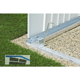 BIOHORT Alu-Bodenrahmen 1500 x 1500 x 40 mm