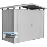 BIOHORT Ger�tehaus Panorama P1 silber-metallic 1-t�rig