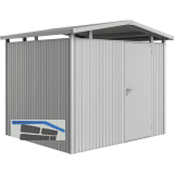 BIOHORT Ger�tehaus Panorama P3 silber-metallic 1-t�rig