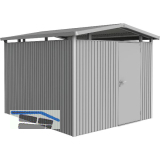 BIOHORT Ger�tehaus Panorama P5 silber-metallic 1-t�rig