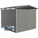 BIOHORT Ger�tehaus Panorama P4 quarzgrau-metallic 1-t�rig