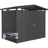 BIOHORT Ger�tehaus Panorama P2 dunkelgrau-metallic 1-t�rig
