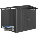 BIOHORT Ger�tehaus Panorama P4 dunkelgrau-metallic 1-t�rig