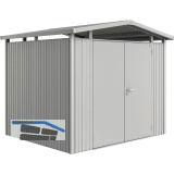 BIOHORT Ger�tehaus Panorama P3 silber-metallic 2-t�rig