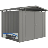 BIOHORT Ger�tehaus Panorama P3 quarzgrau-metallic 2-t�rig