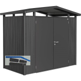 BIOHORT Ger�tehaus Panorama P1 dunkelgrau-metallic 2-t�rig