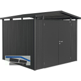 BIOHORT Ger�tehaus Panorama P4 dunkelgrau-metallic 2-t�rig