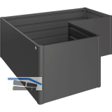 BIOHORT Hochbeet L dunkelgrau-metallic