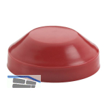 D�RNER + HELMER Achsendkappen 20 mm Kunststoff rot