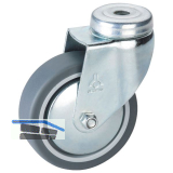 D�RNER + HELMER Lenkrolle TPE Fadenschutz 100 mm 55 kg R�ckenloch