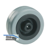 D�RNER + HELMER Rad Gummi Kunststoff-Felge 100 mm 70 kg
