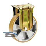 D�RNER + HELMER Bockrolle Polyurethan Alu-Druckguss-Felge 100 mm 250 kg